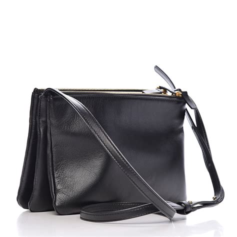 celine trio bag schwarz large|Celine small trio crossbody bag.